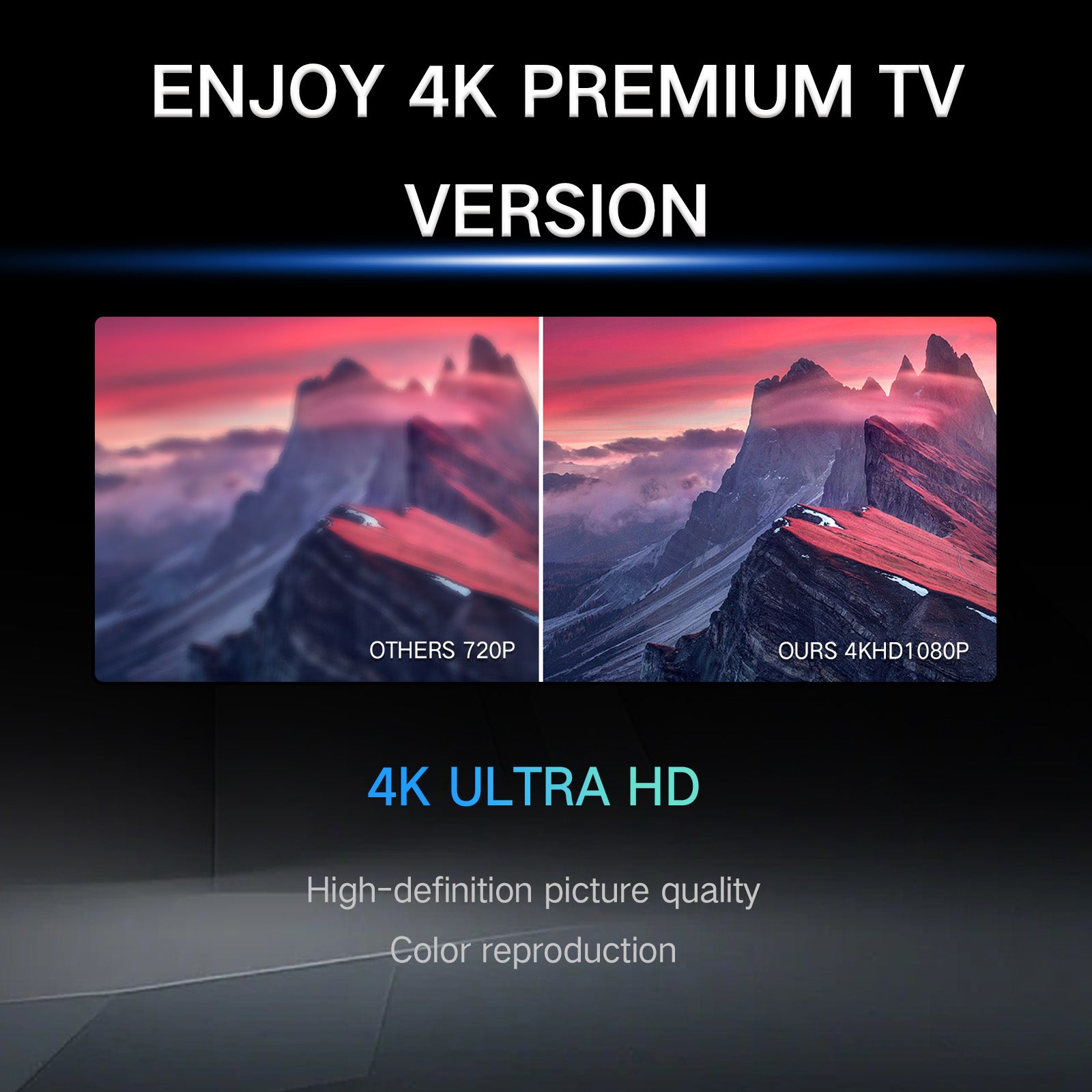2026 Upgraded 2200+ Miles Range Digital TV Antenna, Indoor 360° Signal Amplified HDTV Antenna Supports 4K 1080P Local Channels for Home RV Camping - 32ft Cable